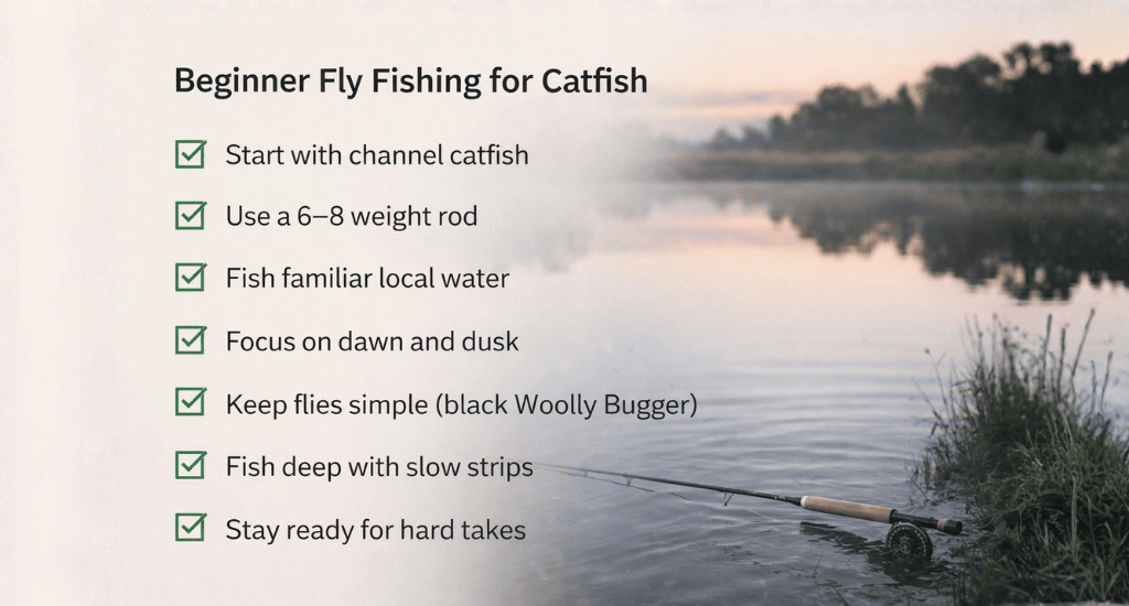 Beginner Fly Fishing for Catfish