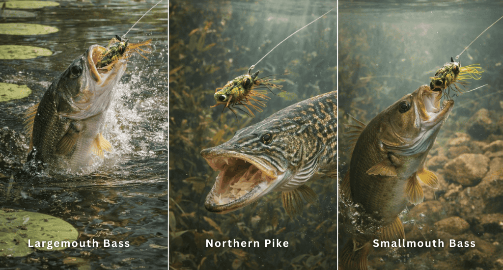 Different Species with Frog Flies