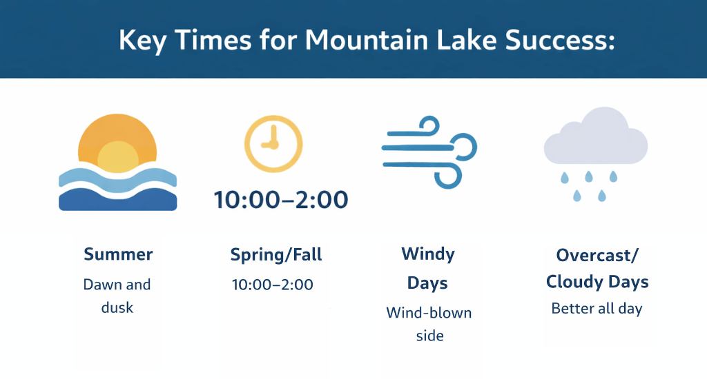 Best Time of Day to Fly Fish Mountain Lakes