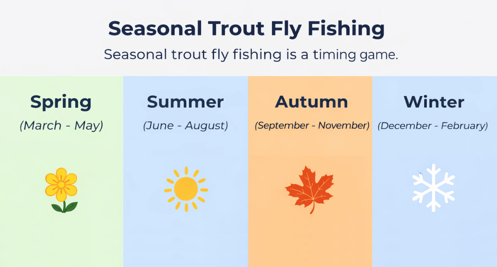 Seasonal Trout Fly Fishing