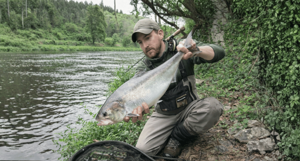 Spring Shad on the Fly_ Master Hard-Fighting Fish with Fly Swing Techniques